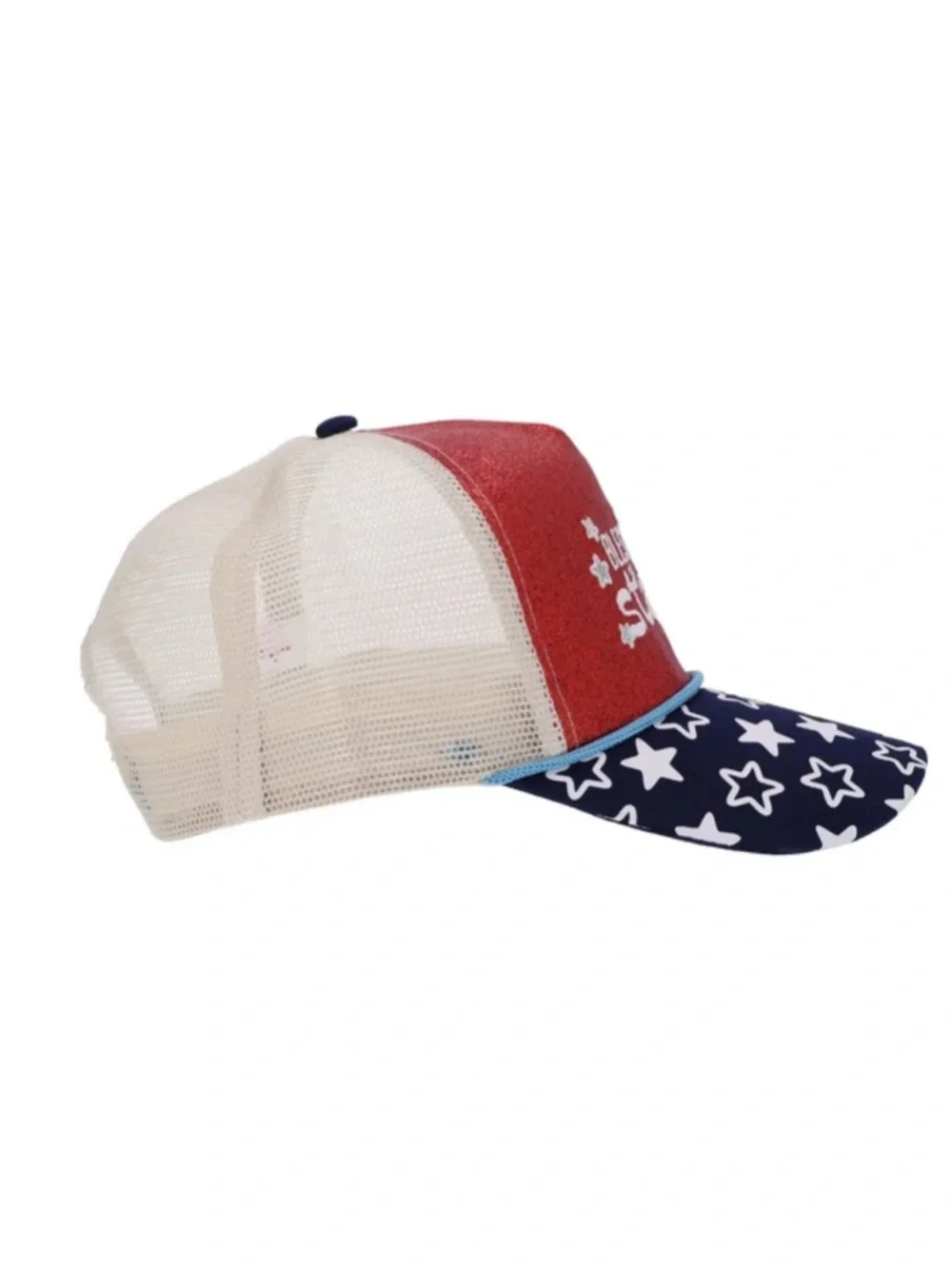Patriotic Bless Your Stars Trucker Hat NEW!